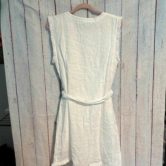 NWT J. Crew Raw-hem mini shirtdress in linen - Picture 9 of 9